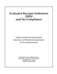 Evaluated Receipts Settlement (ERS) - Federation of Tax ...