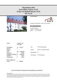 Regensburg-Süd Karl-Stieler-Strasse 15-25 Franz ... - Immobilien.de