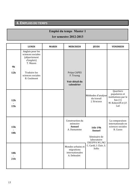 Brochure complète de présentation du master ... - Université Paris 8