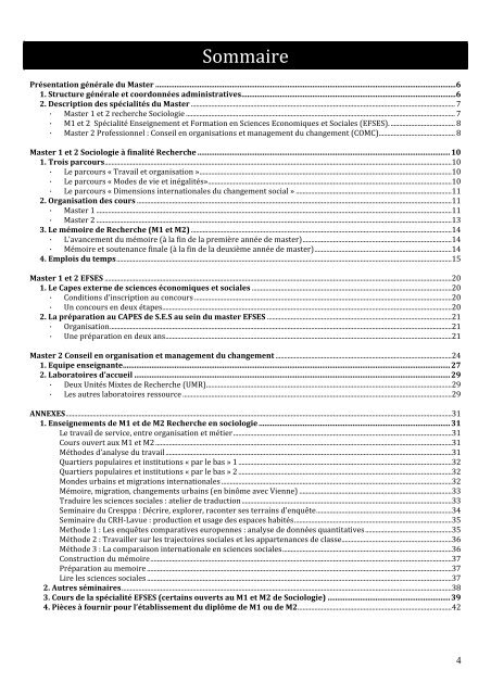 Brochure complète de présentation du master ... - Université Paris 8