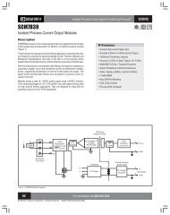 SCM7B39 Isolated Process Current Output Modules - Dataforth