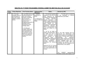 1 MINUTES OF 4th PDSSP PROGRAMME STEERING COMMITTEE ...