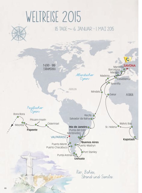 Costa Kreuzfahrten Teil 1 Prospekt 2014 - Basilisk ReisebÃ¼ro