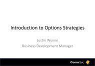 Introduction to Options Strategies - CommSec