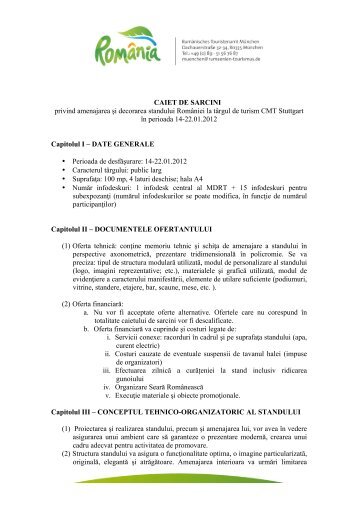 caiet sarcini CMT ro