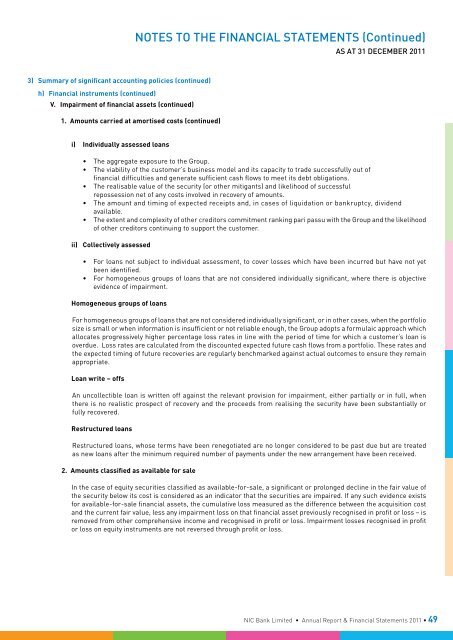 Financial Statements 2011 - Investing In Africa