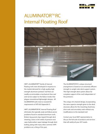 ALUMINATOR RC Internal Floating Roof - HMT