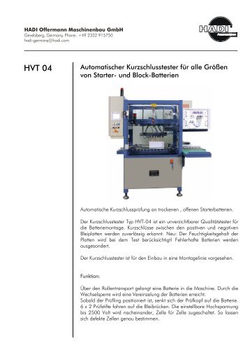 HVT 04 - HADI Offermann Maschinenbau GmbH