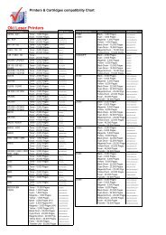 Hp Inkjet Compatibility Chart HP Compatibility Chart