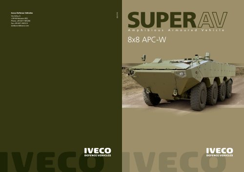 Iveco Superav 8x8 Amphibious Armoured Vehicle.pdf - Military ...