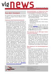 Newsletter vom 09.03.2010 - VLG