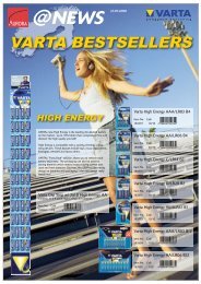 VARTA BESTSELLERS - Aurora Group