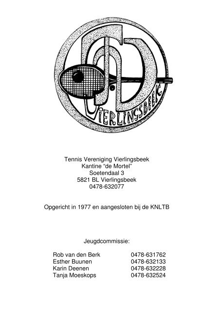 Regels van de tennisvereniging