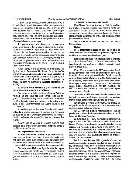 DIARIO DA CAMARA DOS DEPUTADOS - CÃ¢mara dos Deputados