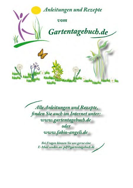 PDF: Marmelade selber machen - Gartentagebuch