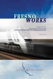 California High Speed Rail, Heavy Maintenance Facility - Council of ...