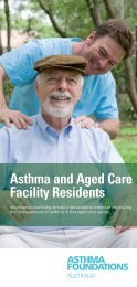 Asthma and Aged Care Facility Residents - The Asthma Foundation ...