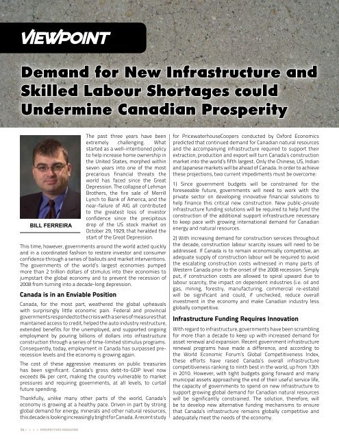 2012 Perspectives Magazine - Manitoba Heavy Construction ...