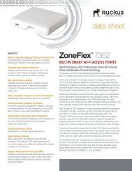 ZoneFlexÃ¢Â„Â¢ 7352 - Ruckus Wireless: America