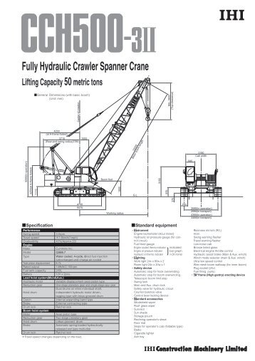 IHI CCH500-3II - AGD Equipment