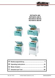 rotanta 460 rotanta 460 r rotanta 460 rc rotanta 460 rf - Hettich ...