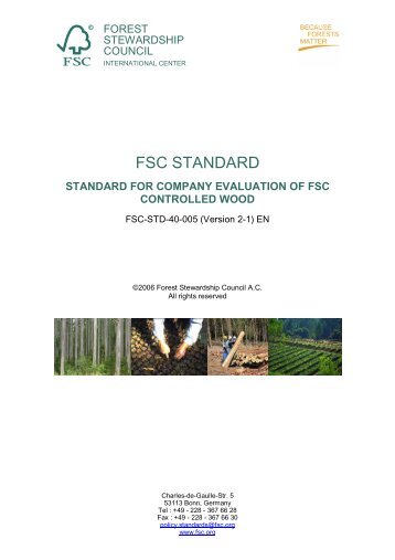 FSC-STD-40-005 V2-1 - SCS Global Services