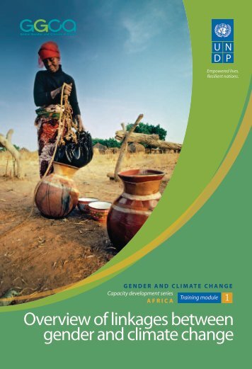 Overview of linkages between gender and climate change