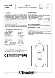 technical sheet