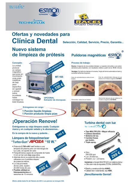 Ofertas y novedades para ClÃ­nica Dental Nuevo sistema de limpieza ...