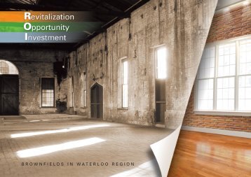 Brownfields in waterloo region - Region of Waterloo