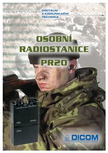 OsobnÃƒÂ­ radiostanice PR20 (cz) - DICOM, spol. s ro