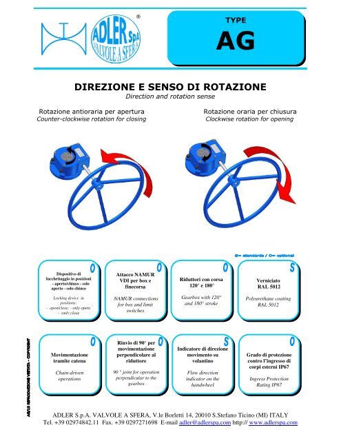 RIDUTTORE MANUALE A VOLANTINO - avintos