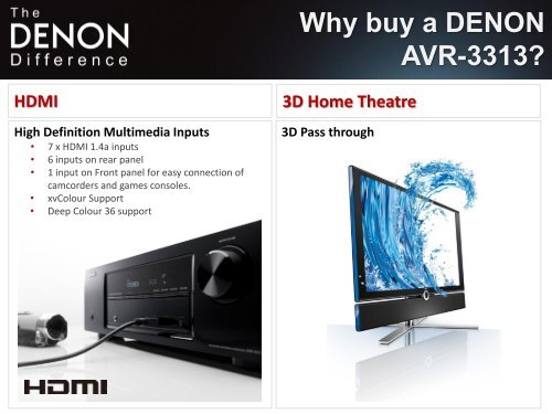 Why buy a DENON AVR-3313 - Audio Products Australia