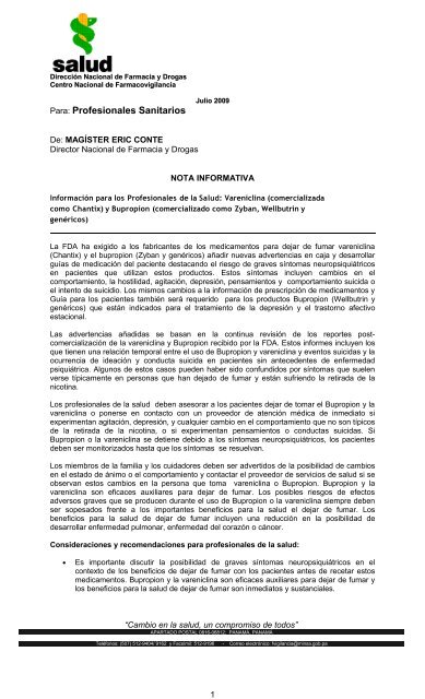 Bupropion genéricos