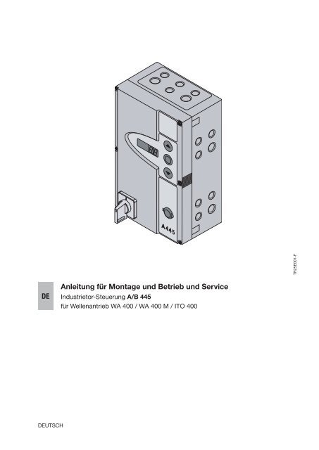 Steuerung Industrie-Sectionaltor A B445 - Hörmann