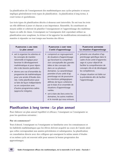 Guide d'enseignement efficace des - L'@telier