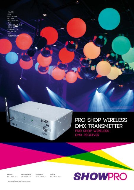 Pro Shop Wireless DMX Transmitter - Recycled Tech