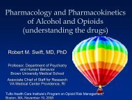 Pharmacology and Pharmacokinetics of Alcohol and Opioids ...