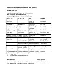 Programm zum Gemeindewochenende in St ... - EMK Winterthur