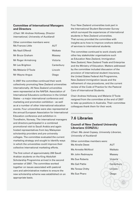 New Zealand Vice-Chancellors' Committee - Universities New ...
