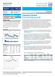 Yamamah Saudi Cement - Al Rajhi Capital