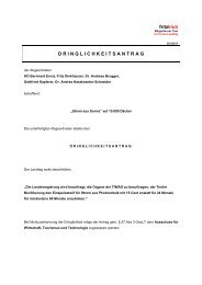 Dringlichkeitsantrag: âStrom aus Sonneâ - Liste Fritz