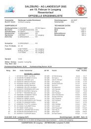 Salzburg AG Landescup RS in Leogang / Forsthof am 19.02.2005