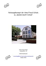 Spielen macht Schule - Anna Freud Schule Mainhausen