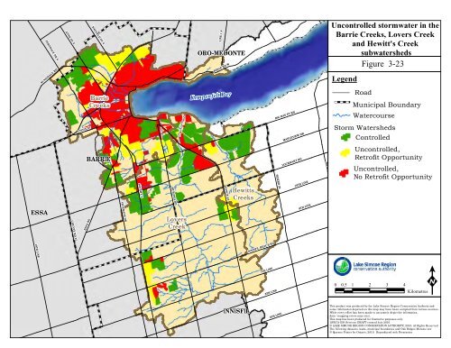 Barrie Creeks, Lovers Creek, and Hewitt's Creek Subwatershed Plan