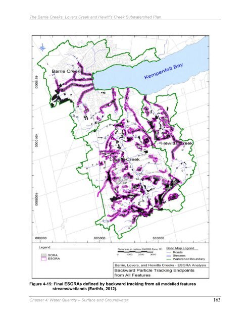 Barrie Creeks, Lovers Creek, and Hewitt's Creek Subwatershed Plan