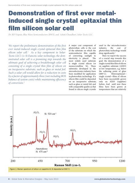 Download the PDF - Global Solar Technology