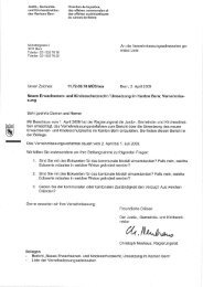 Begleitbrief an Vernehmlassungsadressaten 1 - Kantonale ...