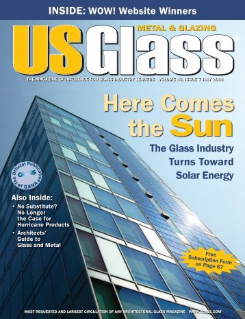 USGlass - July 2008 - USGlass Magazine