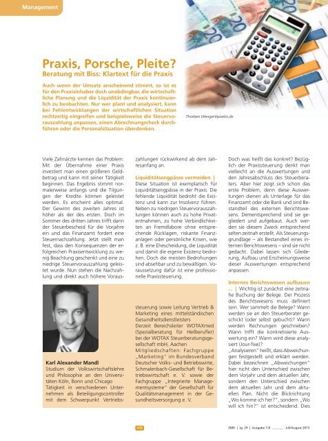 Ausgabe 7-8/2013 - ZMK-Aktuell